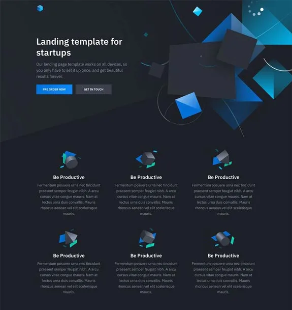 Landing Page UI Design